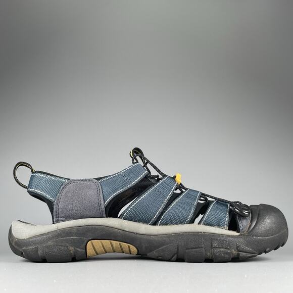 Keen Newport H2 Men’s Size 9.5 Blue Black Slip Sandals Waterproof Hiking Shoes - Picture 7 of 9